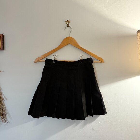 BUNDLE American Apparel TWO Pleated Mini Skirt Tennis Skirt 0/XS - Picture 2 of 7